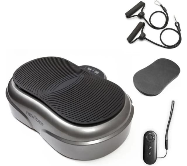 REVIBER Fusion Vibration Plate Exerciser - Grey, Silver/Grey,Black 9321302000620