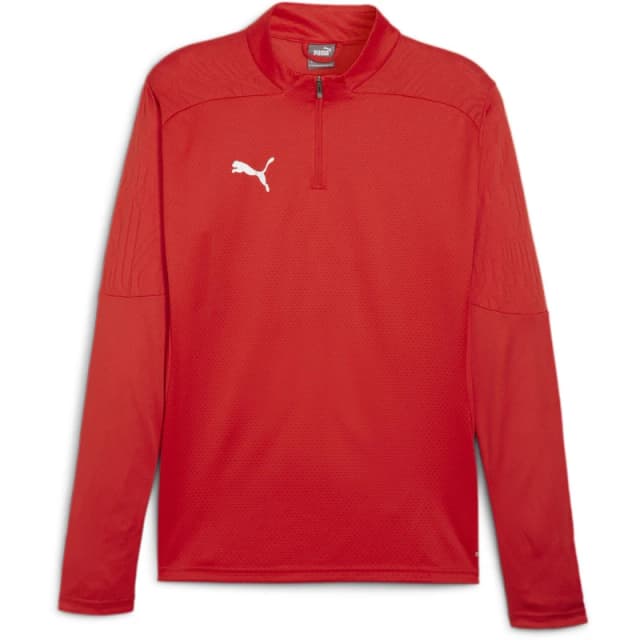 Puma Mens Teamfinal Training 1/4-Zip Fleece Puma Red male S