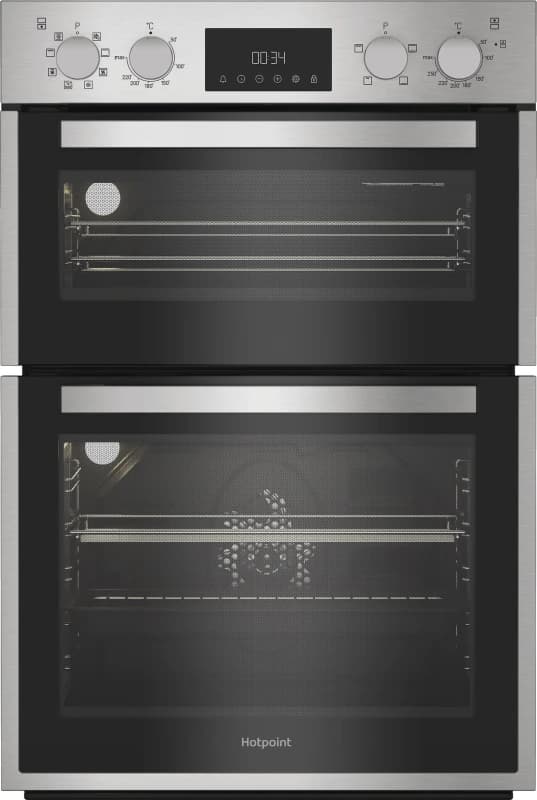 Hotpoint DIH 82D IX Built In Electric Double Oven - Stainless Steel - A/A Rated