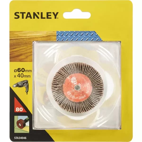 Stanley 60mm Flap Wheel 80G - STA34046-XJ