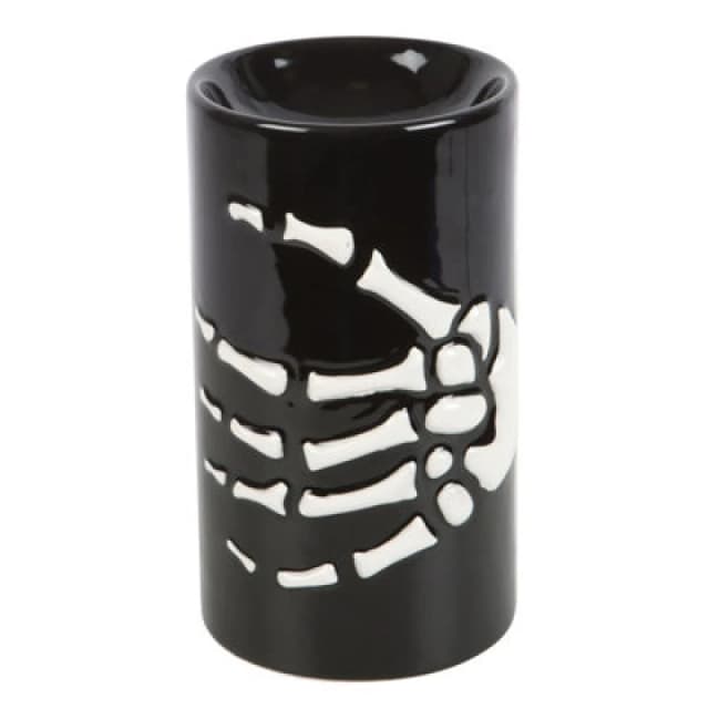 Something Different Something Different Skeleton Hand Oil Burner in Black One Size Unisex 5063574149938