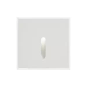 LEDS C4 Bat Square Lineal Outdoor LED Recessed Wall Light Square White IP65 2.2W 2700K