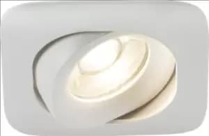 KnightsBridge Odina Single Tilt Square Downlight White