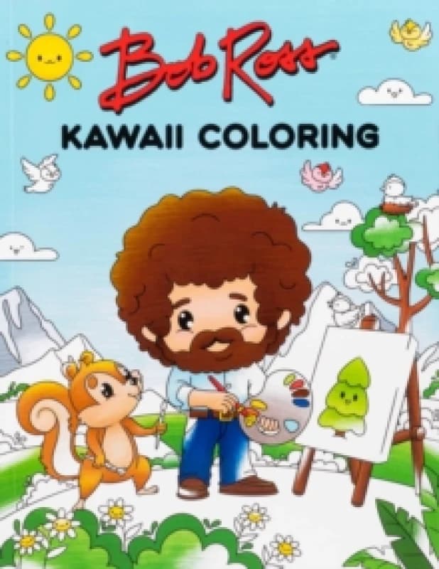 Bob Ross Kawaii Coloring Paperback / softback