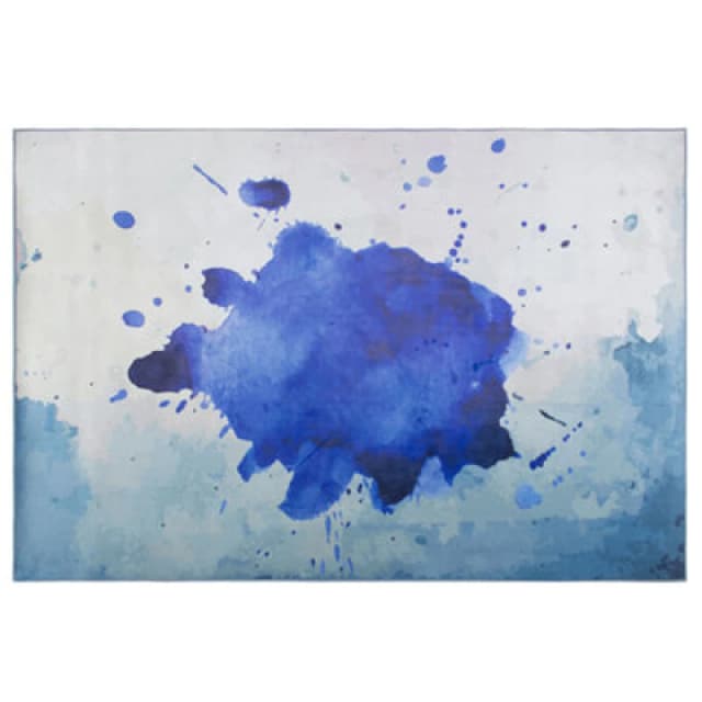 Beliani Rug Odalar Blue 160 X 230 Cm