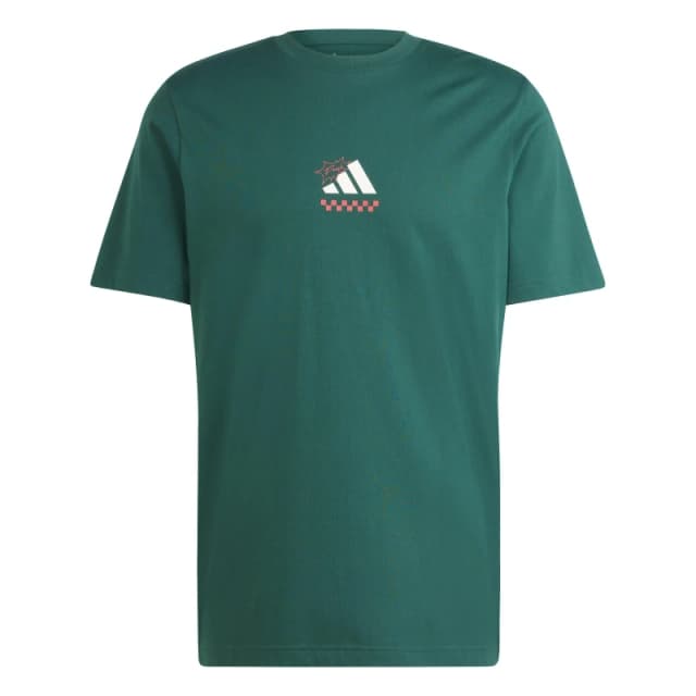 adidas Graphic Logo T-Shirt Mens Regular Fit T-Shirts S Green 58844792350