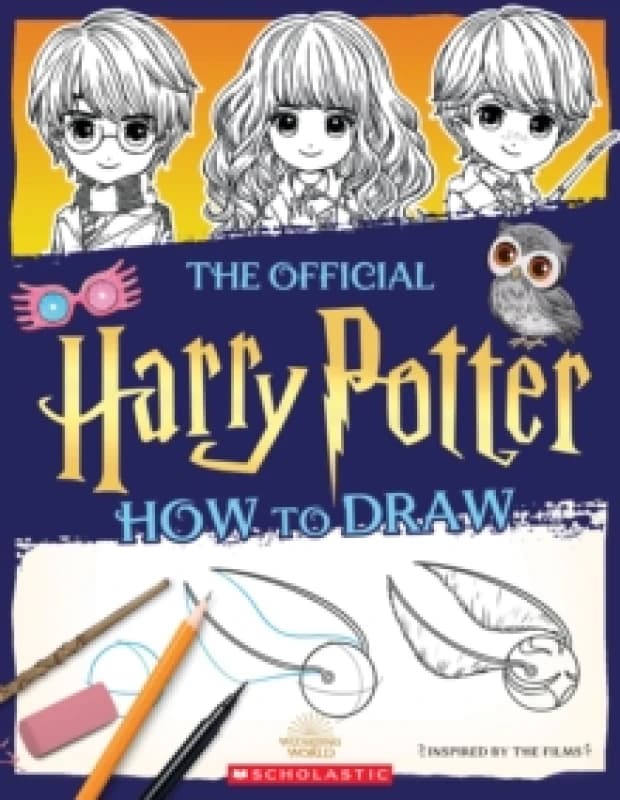 official harry potter how to draw 9781339032313