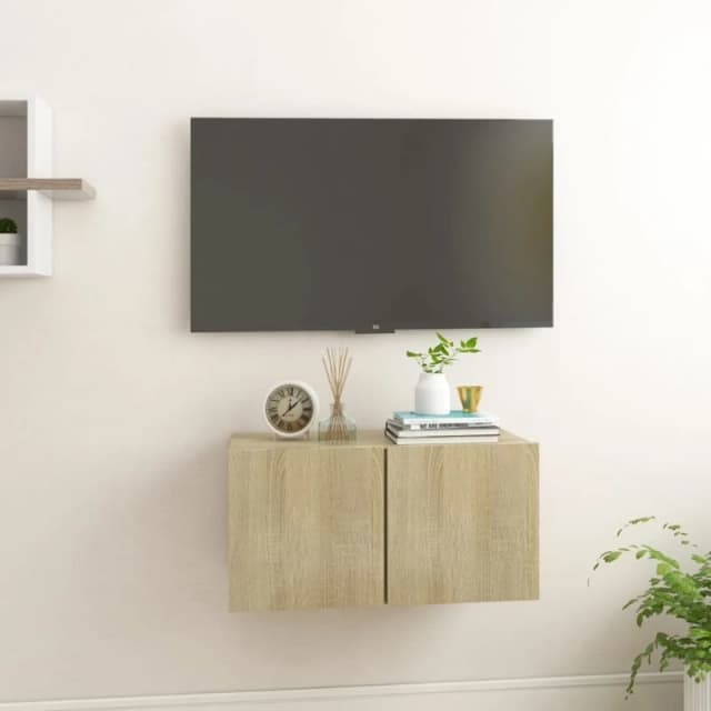 VIDAXL Hanging tv Cabinet Sonoma Oak 60x30x30cm Vidaxl 8720286587591