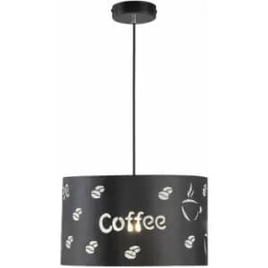 Wofi - Tuva Coffee Pendant Light - Black