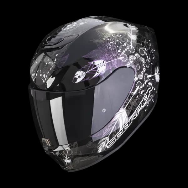 Scorpion Exo-391 Dream Black-Chameleon Full Face Helmet L