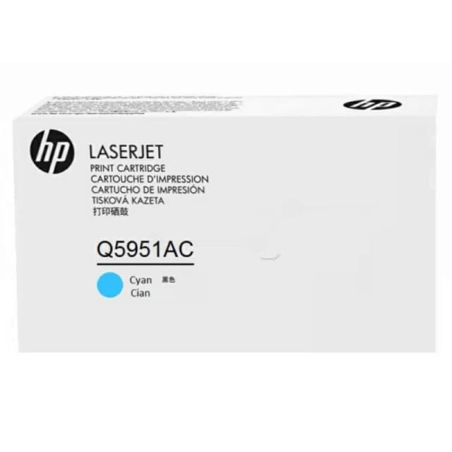 HP Q5951AC/643A Toner cartridge cyan Contract. 10K pages/5% for HP Col