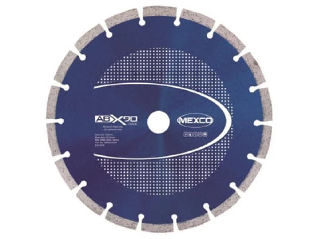 Mexco Abx9023022 Abrasive Materials X90 Grade Diamond Blade 230 X 22mm Mexabx90230