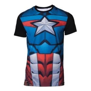 Captain America - Sublimation Mens X-Large T-Shirt - Multi-colour