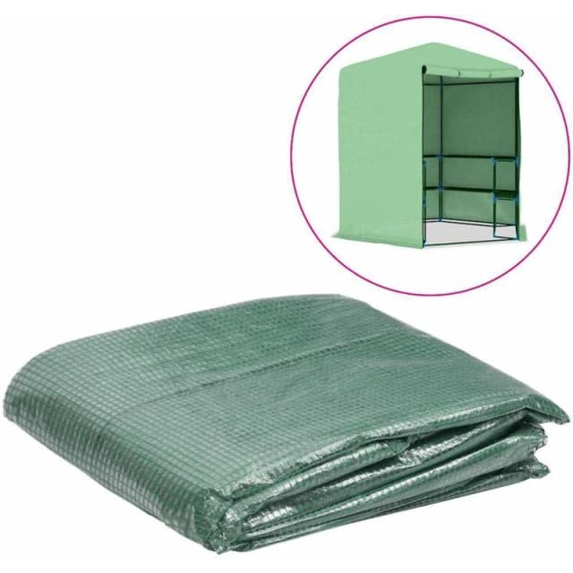 VIDAXL Vidaxl - Greenhouse Replacement Cover (6.5025 m²) 255x255x194cm Green 8720286414477