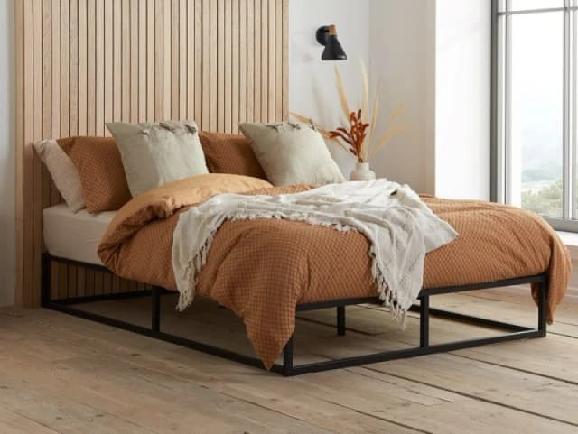 Birlea Soho Platform 5ft King Size Black Metal Bed Frame