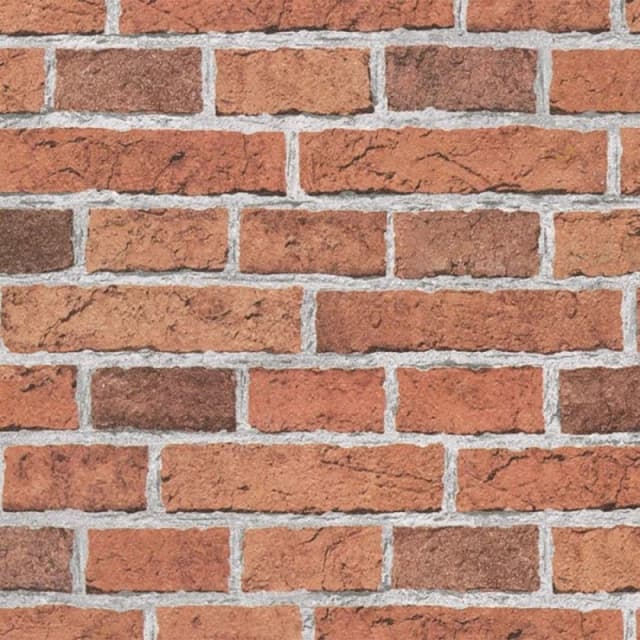 AS Creation Brick Textured Wallpaper Red unisex
