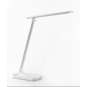 Deski Folding Integrated LED Table Lamp, White