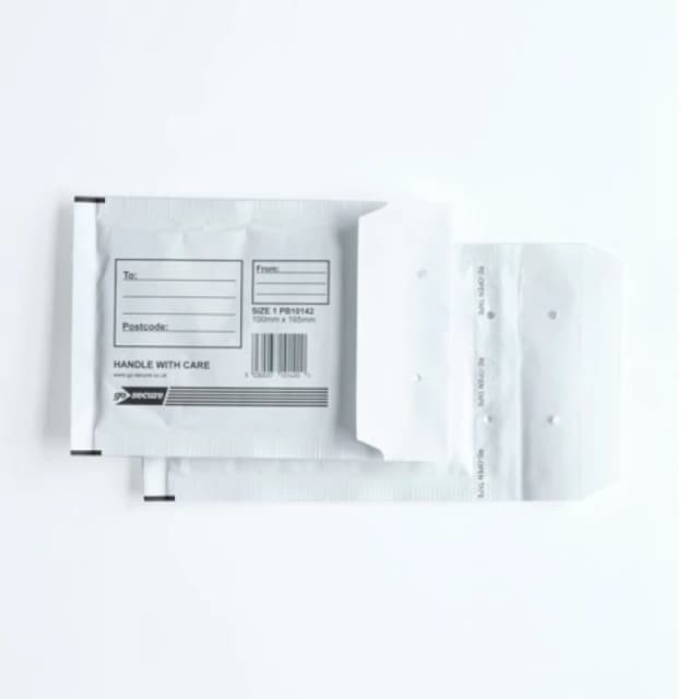 GoSecure Bubble Envelopes Size 1 White (10 Pack) PB10142