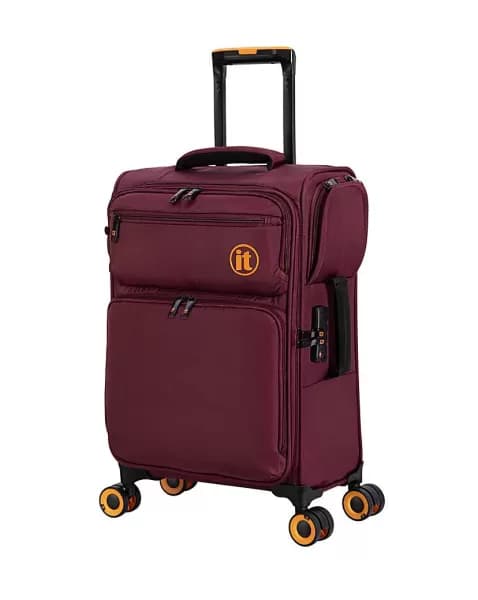 IT Luggage French Port VQ1HZ Purple Cabin Suitcase