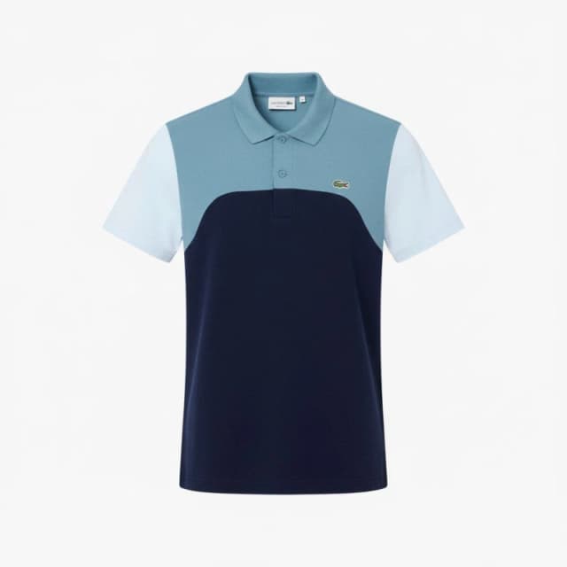 Lacoste Regular Fit L.12.12 Colour Block Polo Shirt Navy male S