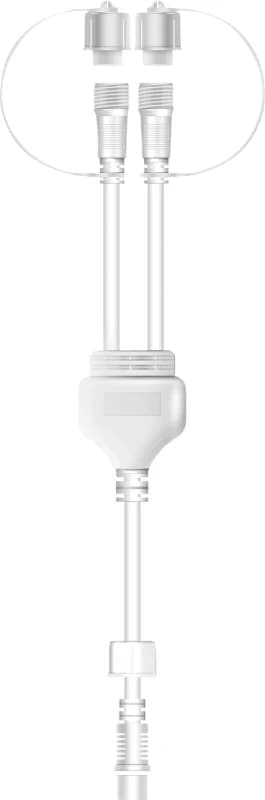 EAGLE-CON Easy-Connect 2 Way Y Splitter Rubber Connector IP65 - White ELV-735808