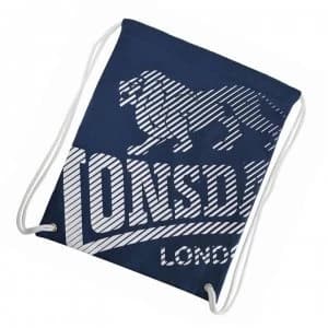 Lonsdale Printed Gym Sack - Navy