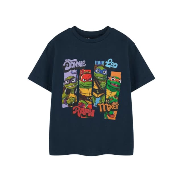 Teenage Mutant Ninja Turtles Short Sleeved T-Shirt Blue male
