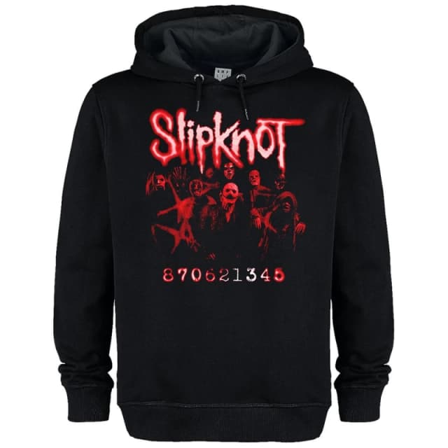 Amplified Amplified Men Code Slipknot Hoodie in Black Size: X-Small Black XS Male 5063425489497