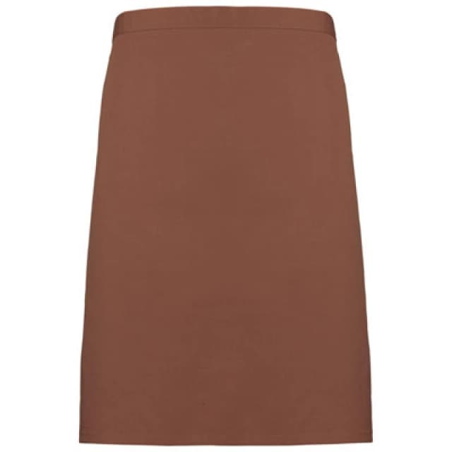 Premier Premier Colours Mid Length Apron in Dark Brown Dark Brown One Size Unisex 5063470681457