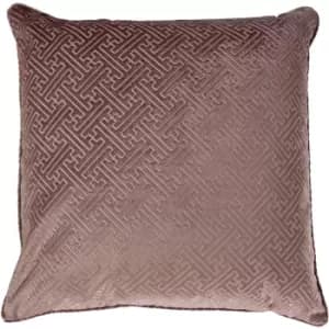 Paoletti Florence Cushion Cover (One Size) (Blush Pink) - Blush Pink