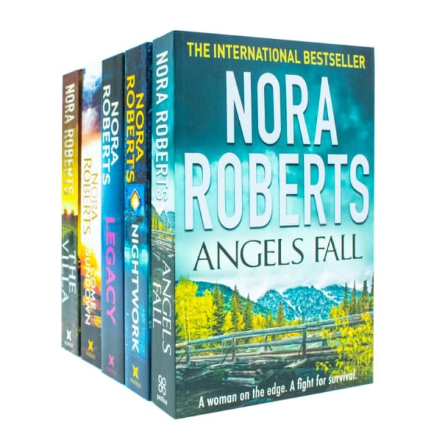 Nora Roberts 5 Books Collection Set (Legacy, Angels Fall, The Villa, Nightwork & Come Sundown) Nora roberts Books