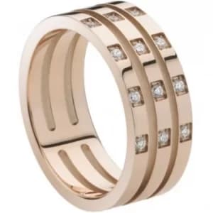 Ladies STORM PVD rose plating Size M Zella Ring