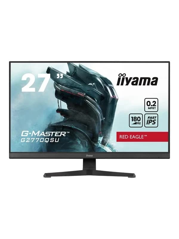 iiyama G-Master G2770QSU 27 IPS WQHD 180Hz 0.2ms Gaming Monitor G2770QSU-B6 Black