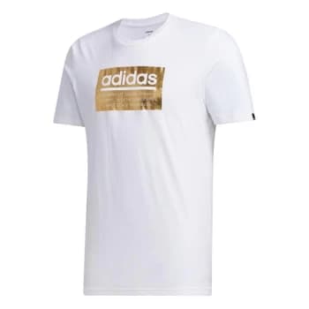 adidas Mens Graphic Foil Box T-Shirt - White