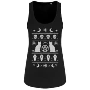 Grindstore Ladies/Womens Bewitched Black Floaty Tank (Large (UK 12-14)) (Black)