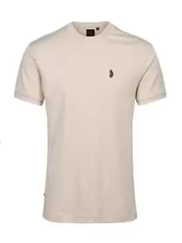 Luke 1977 Nicholson Jersey Crew T-Shirt - Cream Size M Men