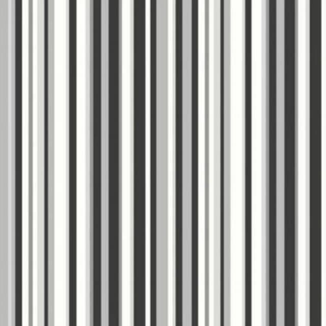 Debona Barcode Striped Wallpaper Grey Black White Silver Lines Metallic Textured