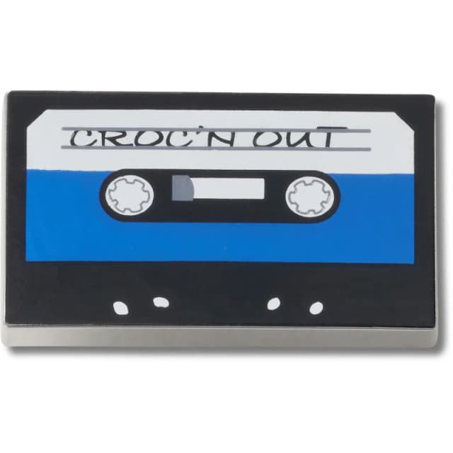 Crocs Jibbitz Crocs Cassette Tape Bleu Unisex TU