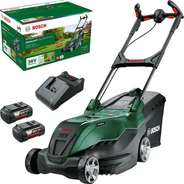 Bosch AdvancedRotak 36V-44-750 36V 2 x 6Ah Li-ion Cordless Rotary Lawnmower