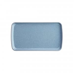 Denby Elements Blue Small Rectangular Platter