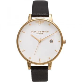 Queen Bee Black & Gold Watch