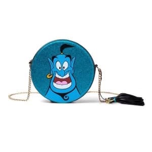 Disney - Glitter Genie Womens Shaped Shoulder Bag - Blue