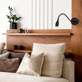 Reading - 3251 Black Wall Lamp