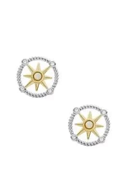 Fossil Sterling Silver Ladies Stud Earrings