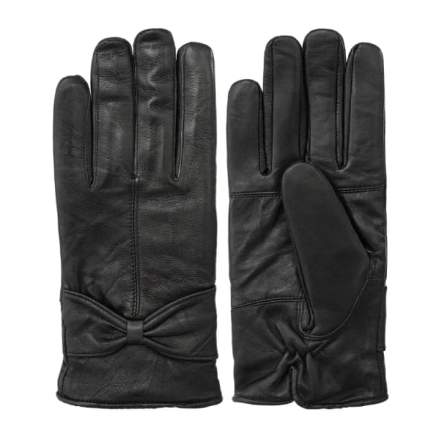 Firetrap Leather Glove Ld54 - Black S