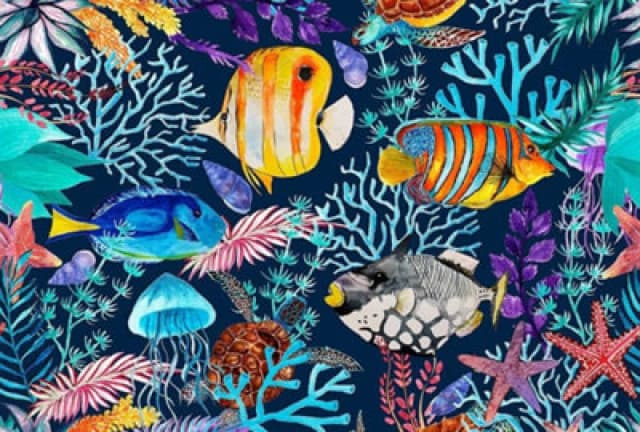 As Creation Underwater 2 Digital Mural 400Cm X 270Cm