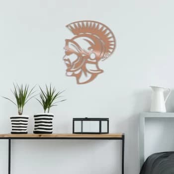 Spartan - Copper Copper Decorative Metal Wall Accessory