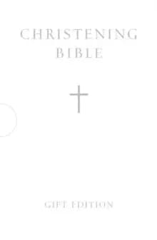 HOLY BIBLE: King James Version (KJV) White Pocket Christening Edition