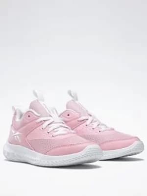 Reebok Rush Runner 4 Shoes, Pink/White, Size 3