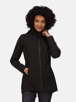 Regatta Pulton II Waterproof Shell Jacket - Black, Size 10, Women